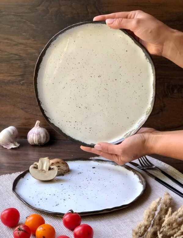 Karmaindika_ Montelupone Handmade Stoneware Dinner Plate