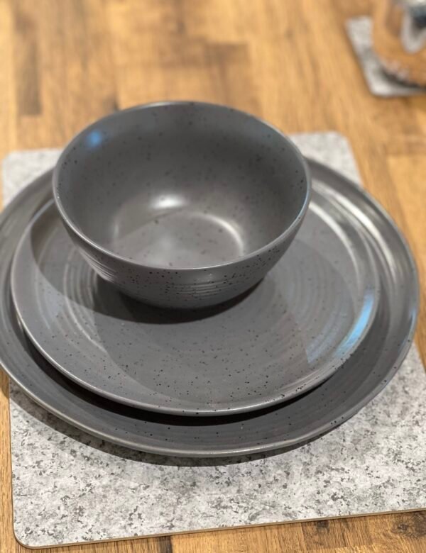 Karmaindika_ Seborga's Ceramic Stoneware Tableware Set Plates and Bowl